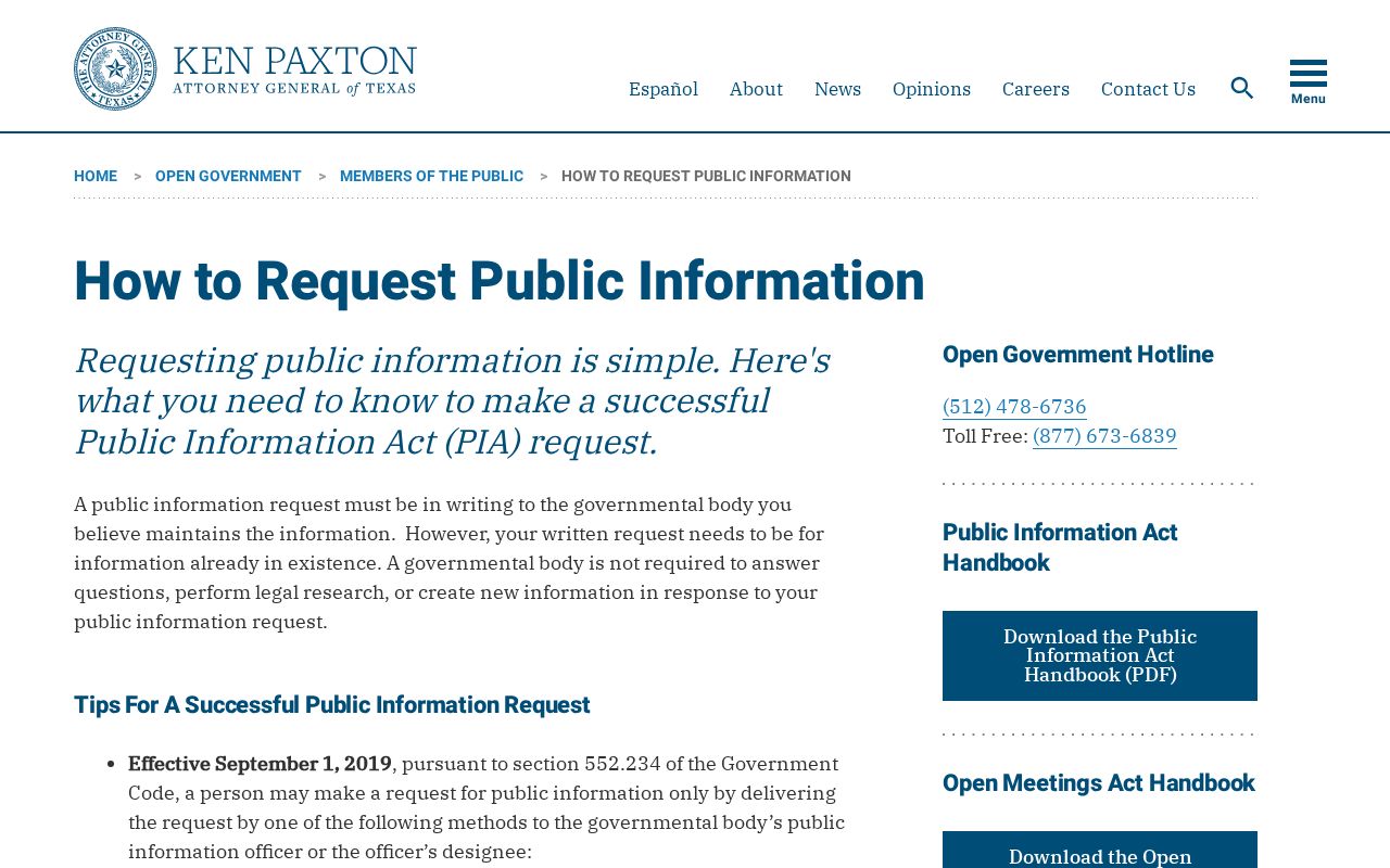 Knox County warrant search, Texas public records request guidance