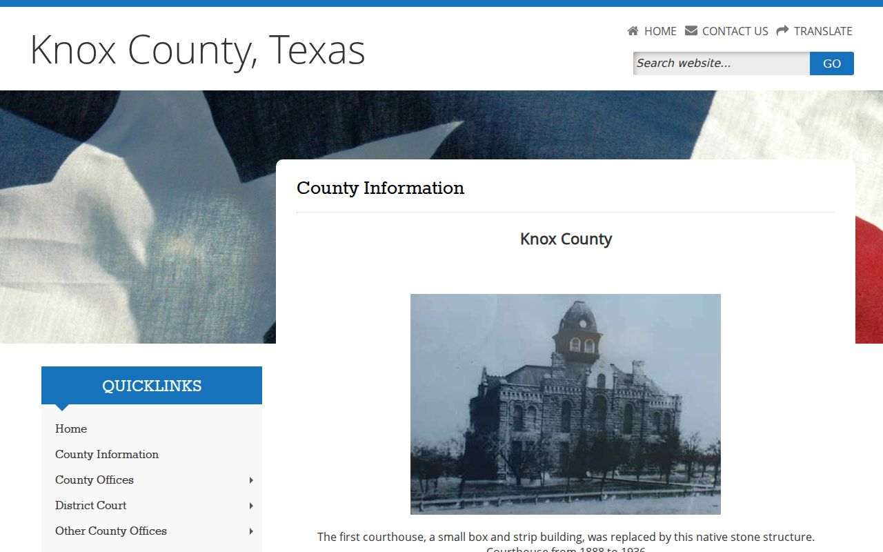 Knox County warrant records, history of the 1935 courthouse